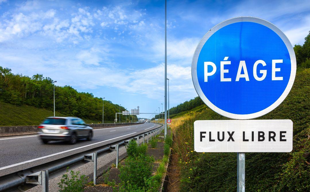 Péage en flux libre Sanef : axe Paris-Normandie
